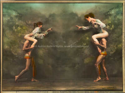 Jan Saudek - Skirmish (Ladies Petra F. a Sara - belle)