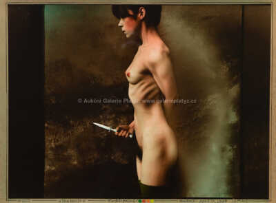 Jan Saudek - Knife