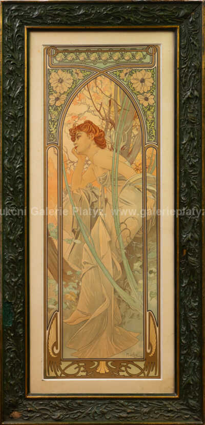 Alfons Mucha - Denní doby - Záře dne